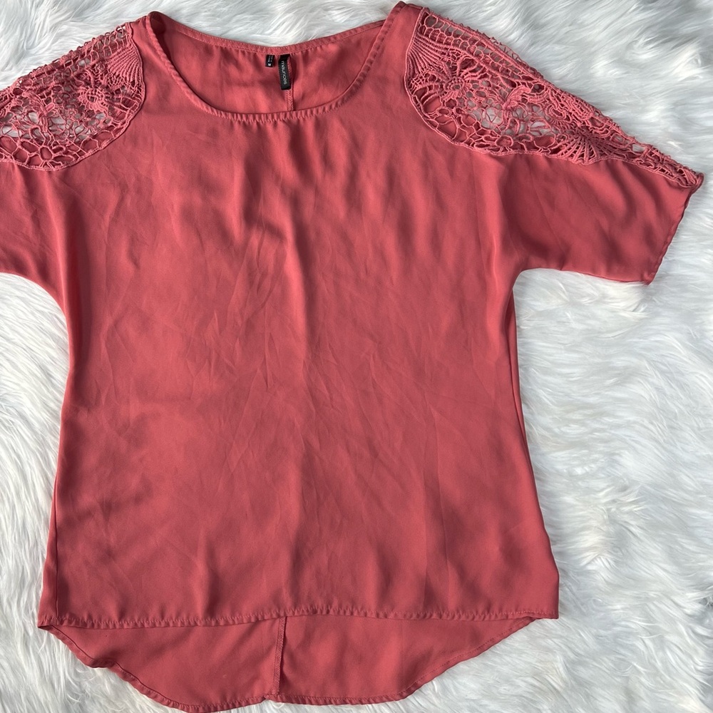 Maurices‎ Lace Accent Blouse